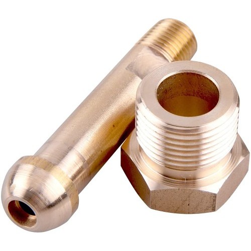 CGA580 POL (Bottled Gas) Fitting, Hose Nut/nipple, Brass