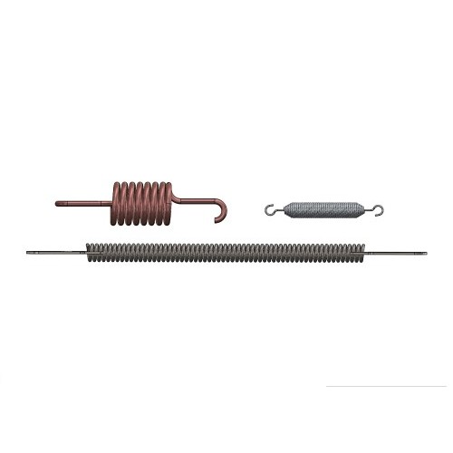 Ajax 6979520 Extension Spring, 7/16 in Outside Dia, 5 in Overall Length