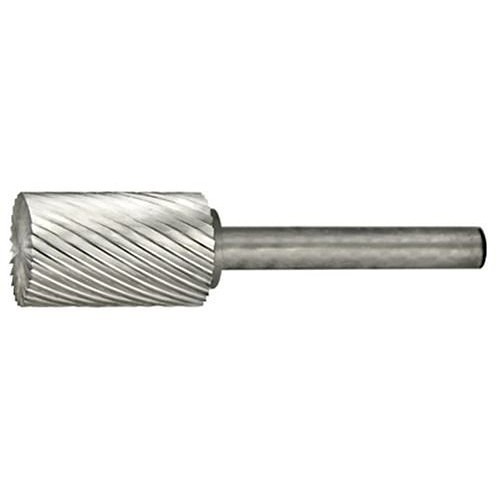 Alfa USA® BH74241 Carbide Burr, Rotary File, Cylindrical Head Shape, 1/4 in Head Dia, 1 in Length of Cut