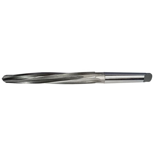 Alfa USA® BR54513 Bridge Reamer, 11/16 in Dia, 11-3/4 in Overall Length, #3 Morse Taper Shank, Spiral Flute