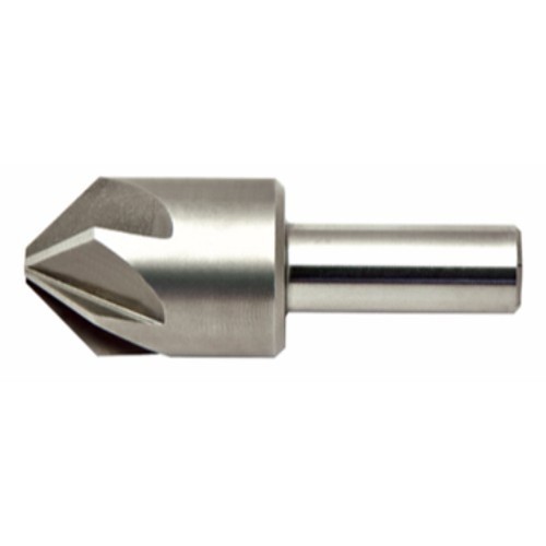 Alfa USA® C6F50551 Countersink, 5/8 in Body Dia, 1/2 in Shank Dia, 6 Flutes, 82 deg Included Angle, High Speed Steel