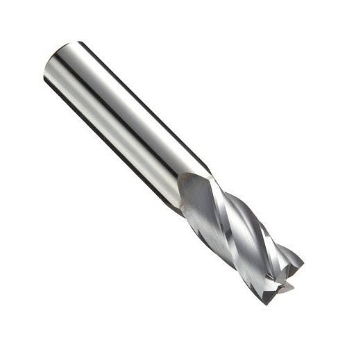 Alfa USA® CO50655L Cobalt M42 End Mill, Multi-Flute, Center Cutting, Long Length, Single End, 3/8 in Cutting Dia, Right Hand Cutting, 30 deg Helix Angle, 1-1/2 in Length of Cut, 4 Flutes