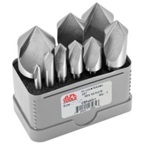 Alfa USA® CSF50572 Countersink Set, 3/16 in Minimum Head Diameter, 2 in Maximum Head Diameter, 82 deg Minimum Included Angle