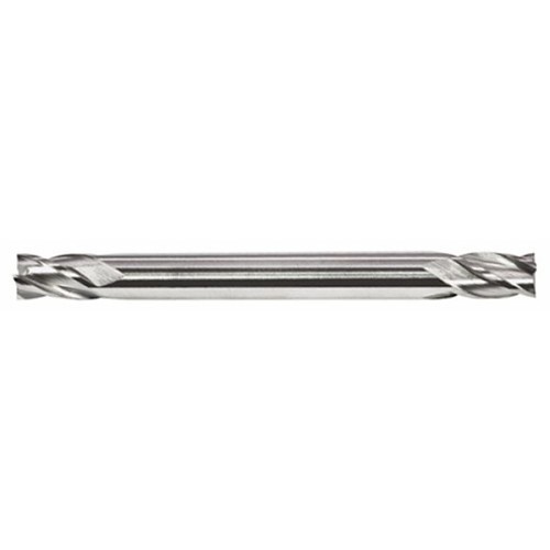 Alfa USA® DE51425 Square End Mill, 3/32 in Cutter Dia, 5/16 in Length of Cut, 4 Flutes, 3/16 in Shank Dia, 2-1/4 in Overall Length, Uncoated