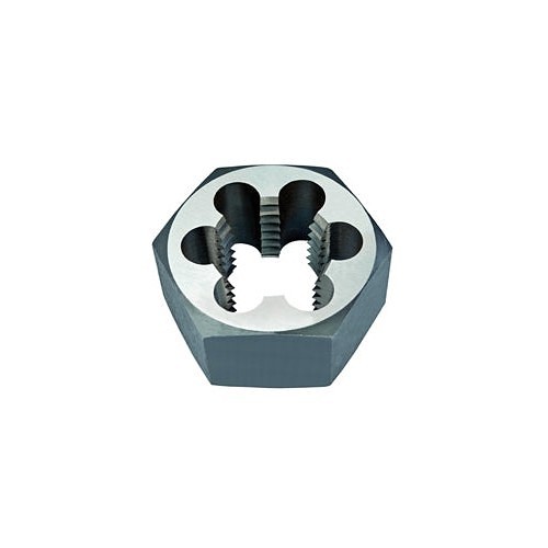 Alfa USA® MHD71031 Hexagon Die, Metric, M14 x 2 mm, 1-7/16 in Die Outside Dia, High Carbon Steel