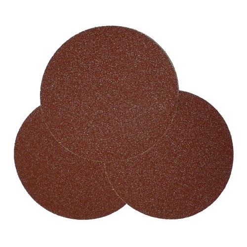 Alfa USA® PC6125 PSA Disc, 6 in Disc Dia, 80 Grit, Aluminum Oxide Abrasive, Cloth Backing