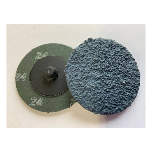 Alfa USA® QDZ2036 Fiber Disc, 2 in Disc Dia, 36 Grit, Zirconia Abrasive