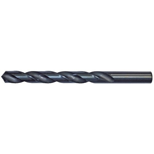 Alfa USA® SD250401 Jobber Length Drill, 17/32 in Drill - Fraction, 118 deg Point, High Speed Steel, Black Oxide