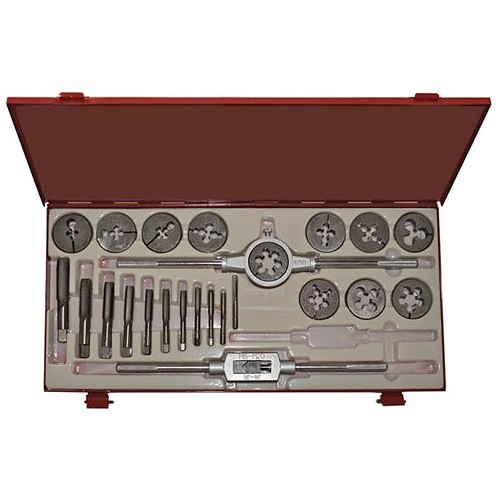 Alfa USA® TDS40C Tap and Die Set, Metric/SAE, 40 Piece