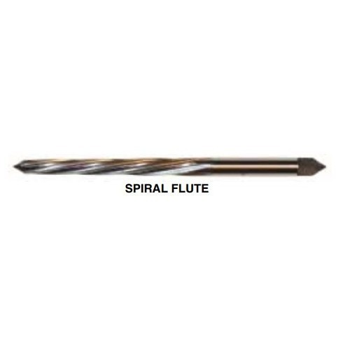 Alfa USA® TPR4020 Taper Pin Reamer, Taper Pin Size/Number: 4, 0.2071 in Small End Dia, Spiral Flute