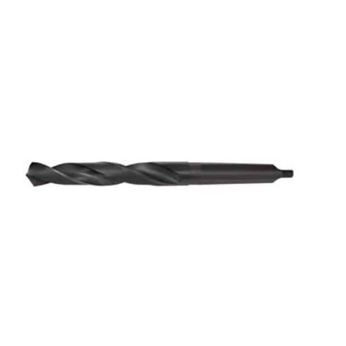 Alfa USA® TS50012 Taper Length Drill Bit, 35/64 in Drill Size - Wire, 0.5469 in Drill Size - Decimal Inch, 8-1/4 in Overall Length, High Speed Steel, Black Oxide