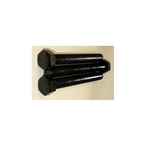 AmeriBolt HB7125S0325Z Heavy Hex Bolt, Measurement System: Imperial, 1-1/4-8, 3-1/4 in Length Under Head, B7 Grade, Alloy Steel