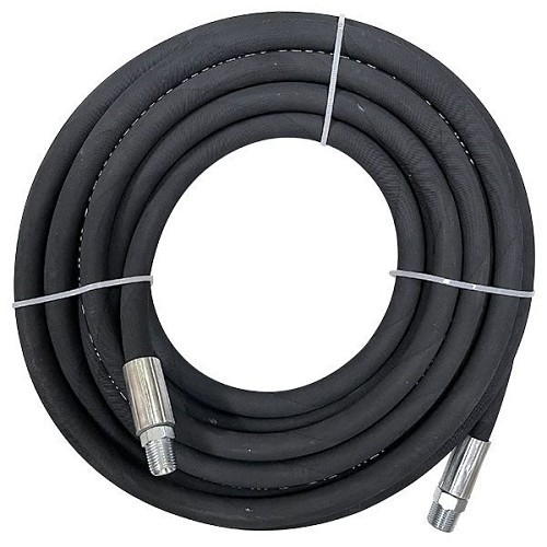 AMERICAN TIM-451410 Grease Hose, 10 ft Hose Length, 4000 psi Maximum, 1/4 in, Rubber