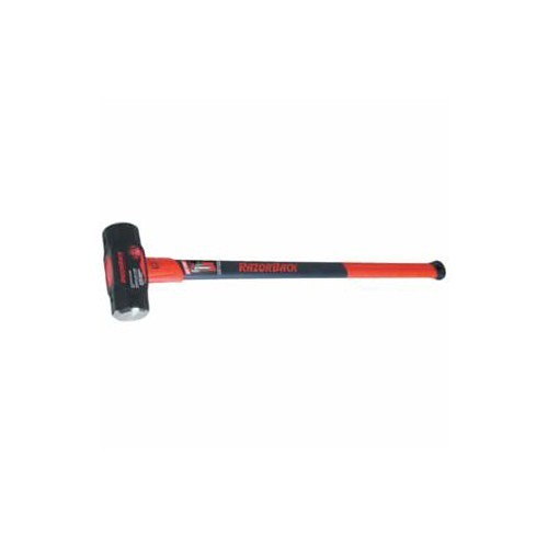 Ames® 760-3116000 Double Faced Sledge Hammer, 12 lb Head, Forged Steel Head, Fiberglass Handle