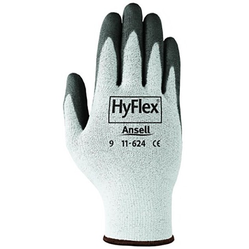 Ansell HyFlex® 012-11-624-11 Work Gloves, 2X-Large, #11, Resists: Chemical