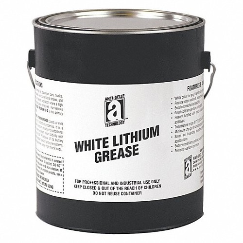 Anti-Seize Technology Poly-Temp® 24205 Bearing Grease, 5 lb Container, Pail Container, White, 0 to 350 deg F