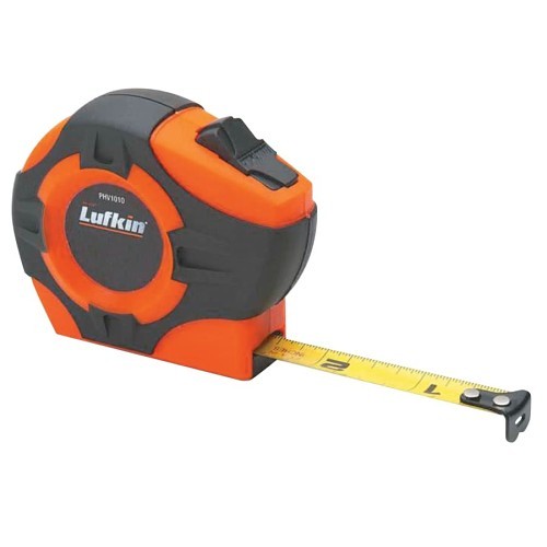 Apex® CRESCENT Lufkin® 182-PHV1035CMEN Measuring Tape, 16 ft Blade Length, 3/4 in Blade Width, Measuring System: Metric, Graduations: 1/16 in