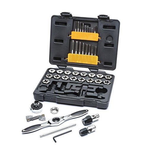 Apex® GEARWRENCH® 3886 Ratcheting Tap and Die Set, Metric, 42 Piece