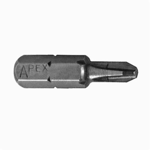 Apex® 446-22X Insert Bit, Phillips Point, #2 Point, 2 in Overall Length, Phillips