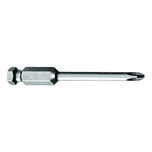 Apex® 483X Power Drive Bit, Imperial, Phillips Point, #3 Point, 3-1/2 in Overall Length, Steel