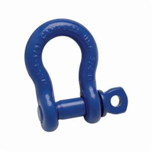 Apex® Campbell® 5410605 Anchor Shackle, 1 ton, 3/8 in, 7/16 in Pin Dia, Screw Pin, Painted