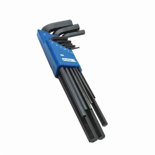 Apex® Allen® 56149 Hex and Torx Key Set, Metric, 9 Piece, M1.5 - M10 Hex, Hex Drive, L-Handle Handle, Alloy Steel, Black Oxide