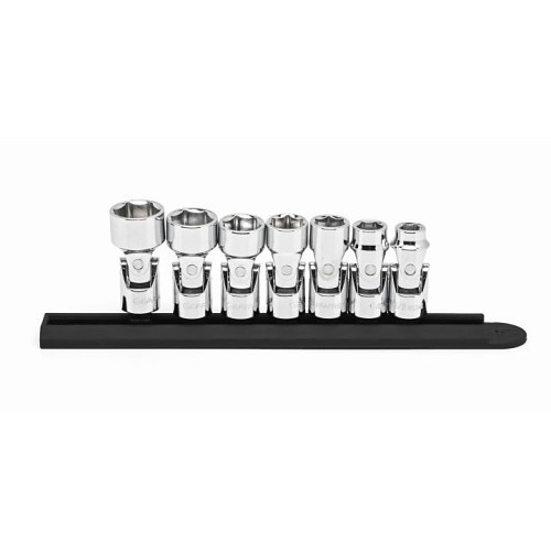 Apex® 80564 Socket Set, Imperial/SAE, 6 Points, 3/8 in Drive, 7 Piece, Included Socket Size: 3/8 in 7/16 in 1/2 in 9/16 in 5/8 in 11/16 in 3/4 in