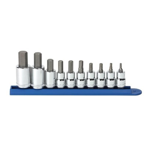 Apex® 80578 Socket Set, Metric, 10 Points, 3/8, 1/2 in Drive, 10 Piece