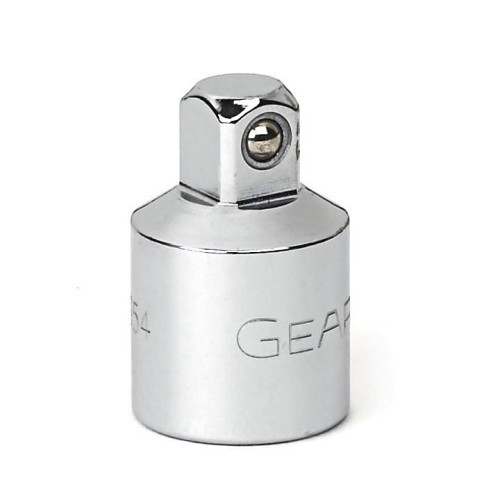 Apex® GEARWRENCH® 81355 Socket Adapter, Square Drive, 3/4 in Male Drive, 1/2 in Female Drive, Alloy Steel, Full Polish Chrome