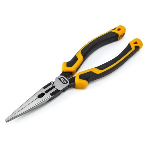 Apex® GEARWRENCH® 82002D Needle Nose Plier, Straight Jaw, 1.84 in Jaw Length, 1/2 in Jaw Width, Alloy Steel Jaw, 5.59 in Overall Length