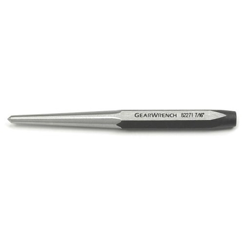 Apex® GEARWRENCH® 82271 Center Punch, Center, 0.25 in Tip, 5-1/2 in Overall Length, Alloy Steel Tip