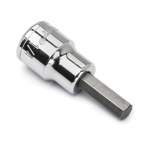 Apex® Crescent® 856592 Socket Driver Bit, Imperial, Hex Drive, 3/8 in Drive, 1/4 in Bit, 1.35 in Bit Length, ASME B107.5 Specifications Met