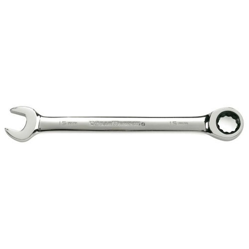 Apex® 9054D Combination Wrench, Imperial/SAE, 1-7/8 in Wrench Opening, 12 Points, 0/15 deg Offset, 25.394 in Overall Length, High Alloy Steel, Polished Chrome, ASME, ANSI