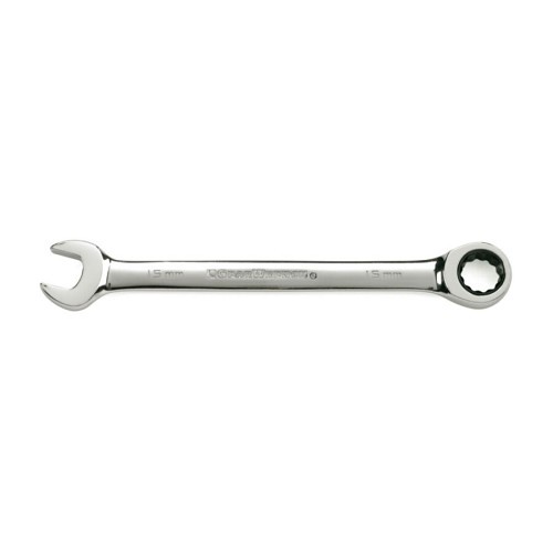 Apex® 9127D Combination Wrench, Metric, 27 mm Wrench Opening, 12 Points, 14 in Overall Length, Steel, Chrome Plated