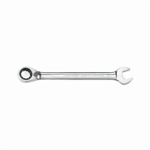 Apex® 9530ND Combination Wrench, Imperial, 5/8 in Wrench Opening, 12 Points, 15 deg Offset, 8.087 in Overall Length, Alloy Steel, Polished Chrome