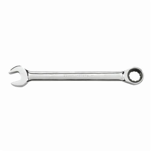 Apex® 9532N Combination Wrench, SAE, 3/4 in Wrench Opening, 12 Points, 15 deg Offset, 9.594 in Overall Length, Alloy Steel, Polished Chrome, ASME, ANSI