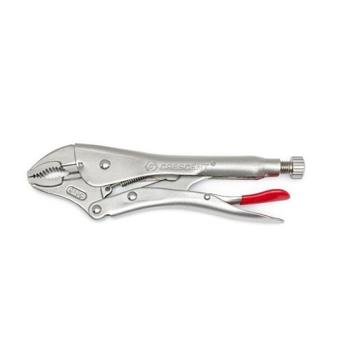 Apex® Crescent® C10CVN Locking Plier, 1-7/8 in Nominal Capacity, Curved Jaw, 1.25 in L x 2.15 in W x 0.56 in THK Jaw, Alloy Steel Jaw, 10 in Overall Length, Yes Cutter Included