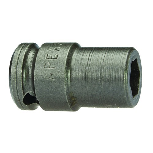 Apex® M1P10 Magnetic Standard Length Socket, 1/4 in Square Drive, 5/16 in Hex Socket, 6 Points