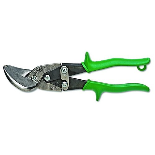 Apex® Crescent® M7R Aviation Snip, Cutting Capacity: up to 18 Gauge Low Carbon Steel, rolled steel, Offset Straight and Left Cut Snip Type, Low Carbon Steel Blade, Single Material Non-Slip Handle