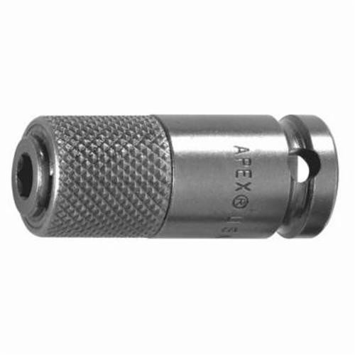 Apex® QR-308 Quick-Release Chuck, Hex x Square Drive, 3/8 x 1/4 in Female Drive, Female x Female Adapter, Steel