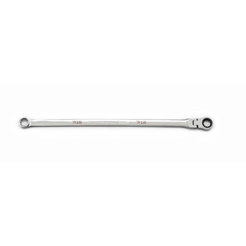Apex Tool Group GEARWRENCH® 86132 Box End Wrench, Measurement System: Imperial, 7/16 in Wrench Opening, 0 deg Offset, 12.9 in Overall Length, Solid Steel, Polished Chrome, ASME B107.6 Specifications Met