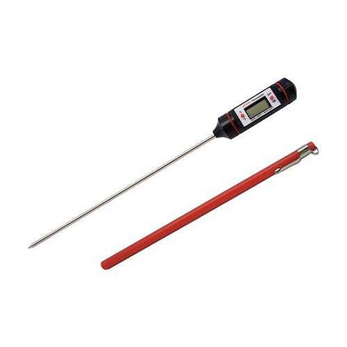 Approved Vendor 23NU22 Digital Pocket Thermometer, -58 to 572 deg F, +/-1 deg C (-20 deg to 120 deg C), +/-2 deg C (-50 deg to -20 deg C/120 deg to 200 deg C), +/-3 deg C (Otherwise) Accuracy, 8 in Stem Length, LCD Display