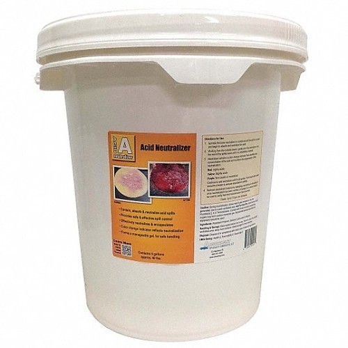 Approved Vendor ACIDPAIL Acid Neutralizer, 5 gal Container, Pail Container, Neutralizes: Acids, Granular Form