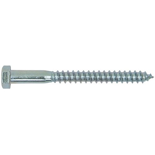 LAGG050C0600G Lag Screw, Imperial, 1/2 in Diameter - Thread Size, 6 in L, Low Carbon Steel, Galvanized Finish