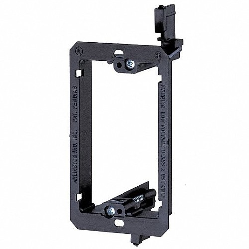 Arlington LV1 Mounting Bracket, For Use With: Low Voltage Class 2 Outlets, Wall Mount, PVC