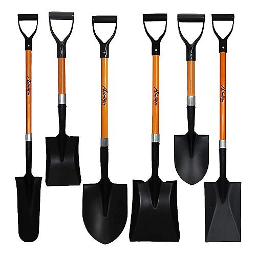 Ashman 2213568 Assorted Shovel, 10 in Blade Length, 12 in Blade Width, 10 in Handle Length