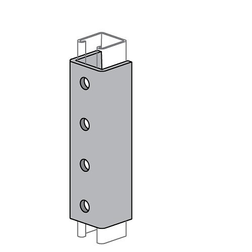 Atkore International Power-Strut® 616G Channel Splice Clevis, 7-1/4 in Length, 1/4 in Thickness, Steel