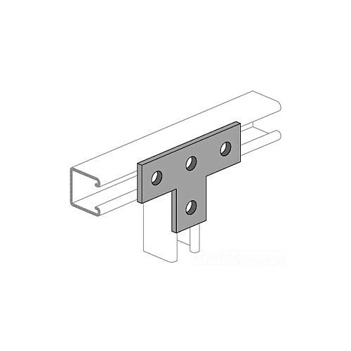 Atkore International Power-Strut® PS-714-HG Tee Plate, Stainless Steel