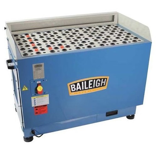 BAILEIGH INDUSTRIAL DDT-3519 Downdraft Table, 19.6 in L x 35.4 in W Table, 110 V, 1790 cfm, 5 micron