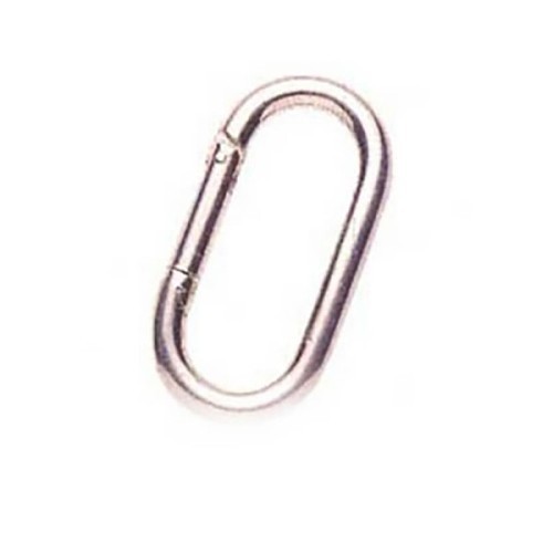 BARON 2440-3/8 Spring Snap Hook, 3/8 in Trade, 2000 lb Load, Stainless Steel